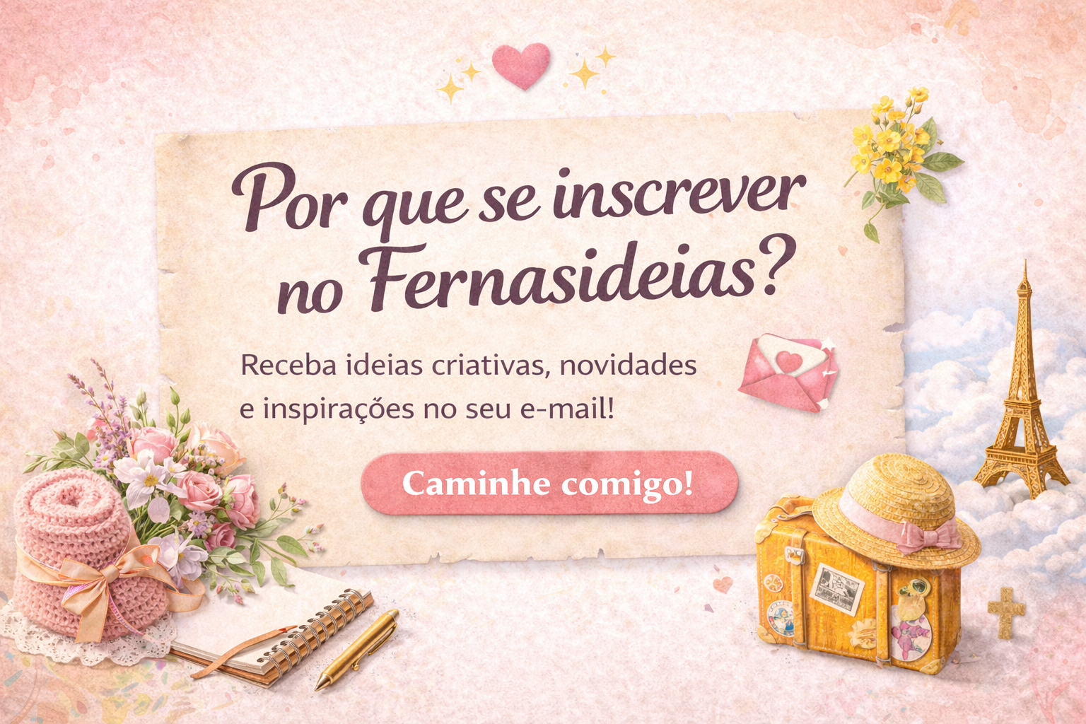 Inscrever-se no Fernasideias: faça parte de um mundo de ideias e inspiração