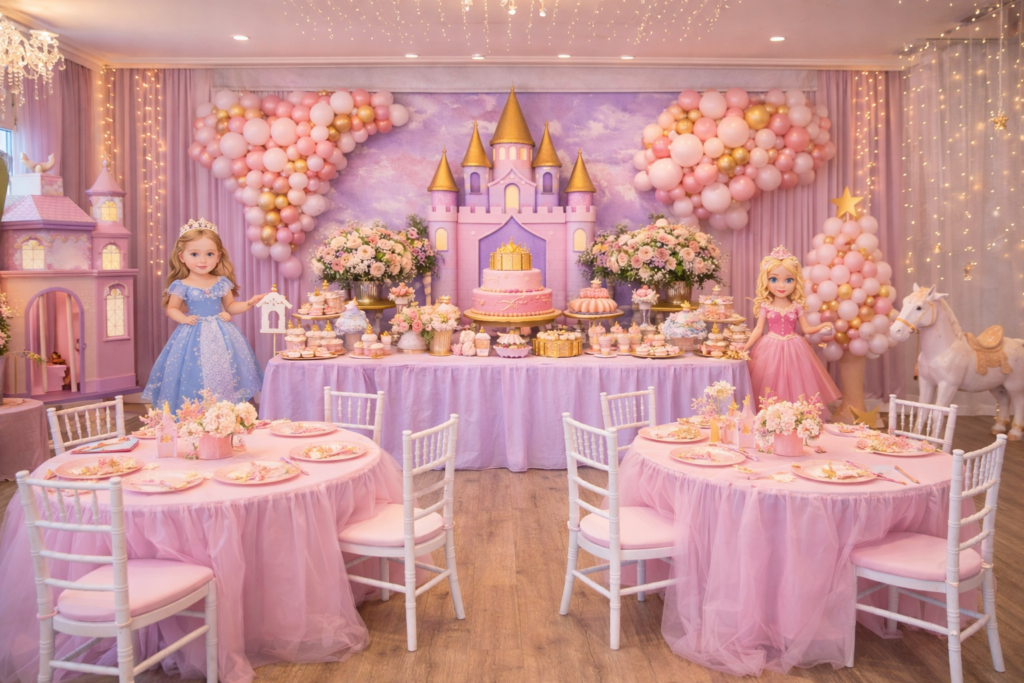 Festa com tema princesas