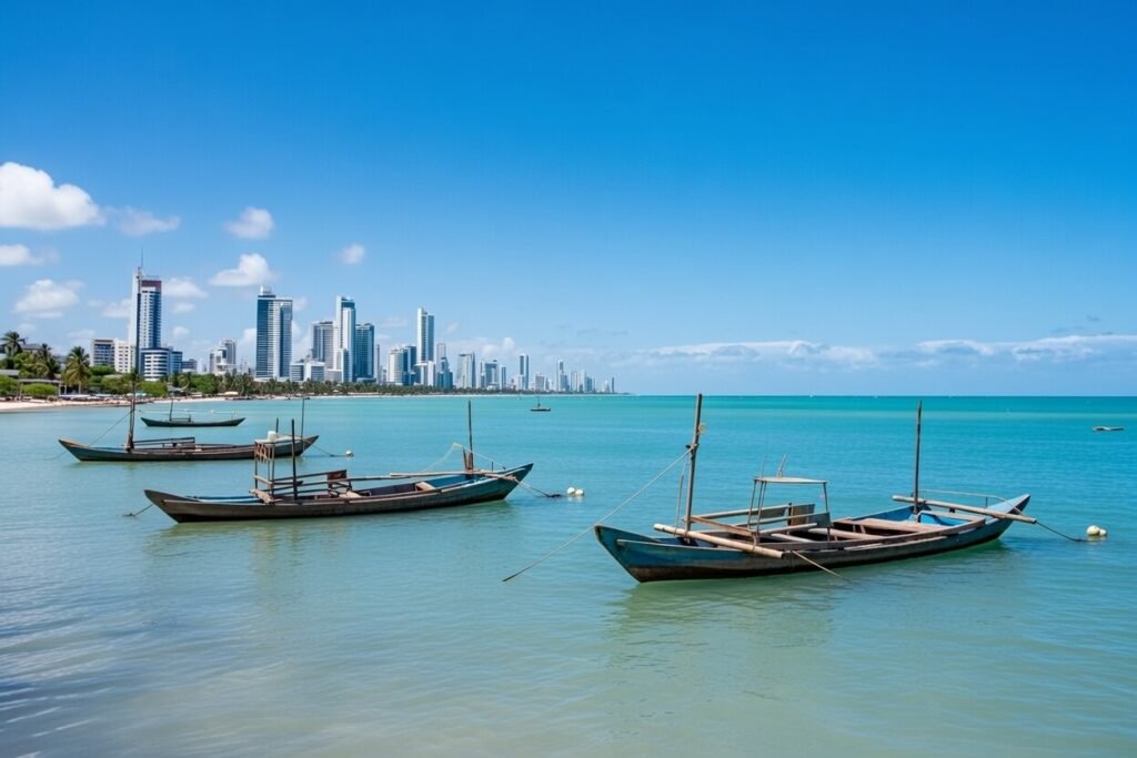 Piscinas naturais de Pajuçara em Maceió