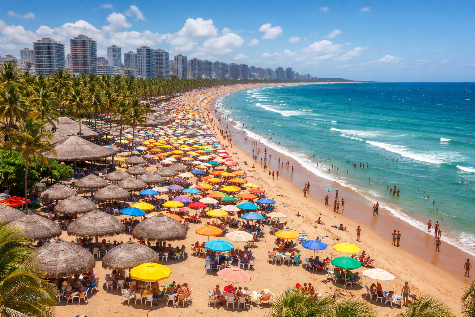 Praia do Futuro em Fortaleza